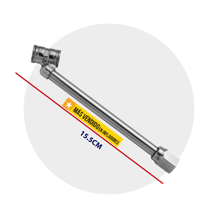 Inflador de Doble Largo Hembra 1/4 TAMTO